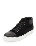 Captoe High-Top Sneaker, Black