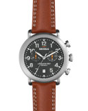 41mm Runwell Chronograph Watch, Tan/Gray