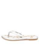 Oliver Flat Snake-Embossed Thong Sandal