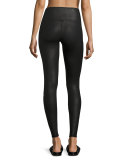 Airbrush Printed High-Waisted Sport Leggings
