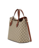 GG Supreme Tote Bag, Beige/Ebony/Cuir