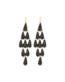 Densi Chandelier Horn Earrings