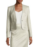 Eve Smoking Jacket, Silver  