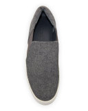 Warren Flannel Platform Skate Sneaker, Gray