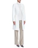 Rivington High-Waist Full-Leg Wool-Blend Pants
