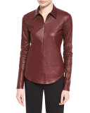 Siox L Bristol Leather Top, Garnet