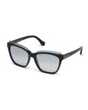 Injected Acetate Square Sunglasses