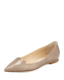 Attila Glitter Patent Flat, Sand