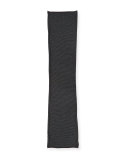 Fine Merino Striped Scarf, Ash 