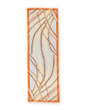 Debonair Dots Silk Scarf, Multi 