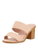 Maha Nubuck 70mm Mule Sandal