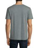 Classic Short-Sleeve Crewneck T-Shirt, Gray