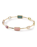 18K Rock Candy 8-Stone Bangle in Summer Rainbow