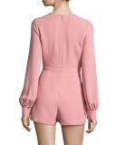 Kourtney Long-Sleeve Romper