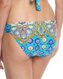 Corsica Shirred-Side Hipster Swim Bottom