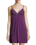 Butter-Lace Top Chemise, Purple Rose