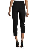 Allyn Drawstring-Waist Jogger Pants, Black