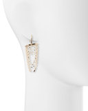 Small Nude Cascade Earrings