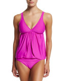 Cabana Solids Tankini Swim Top