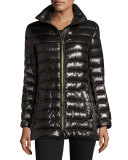 Chevrington 3-in-1 Trenchcoat/Puffer Coat, Sisal/Black