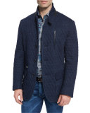 Quilted Glen Plaid Field Jacket