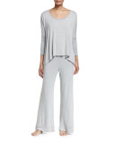 Pima Modal Lounge Pant, Heather Gray