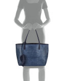 Erica Crocodile Shopper Tote Bag