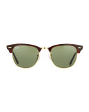 Clubmaster® Monochromatic Sunglasses, Dark Brown