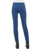 Melissa Techno Slim-Leg Pants, Blue Jay