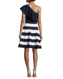 One-Shoulder Flounce Top