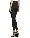 Ponte Velvet Leggings, Very Black