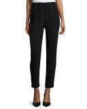 Silk Georgette Crepe Pants 