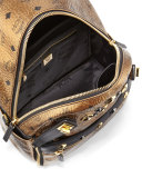 Dual Stark Small Backpack, Gold