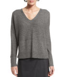 Long-Sleeve V-Neck Top