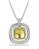 24mm Châtelaine® Spiraled Bezel Necklace with Diamonds
