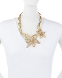 Graphic Lily Statement Necklace