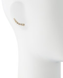 Graduated Crystal Stud Earrings