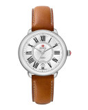 16mm Leather Watch Strap, Light Brown