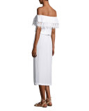 Costa Brava Off-the-Shoulder Midi Dress