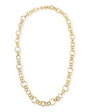 24k Gold-Plated Bronze Coronation Necklace, 42"