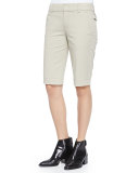 Twill Bermuda Shorts, Light Khaki