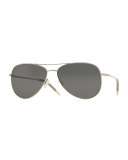Kannon 59 Polarized Sunglasses, Silver