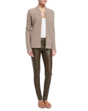Moto Leather Leggings, Peat