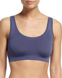 Touch Feeling Crop Top, Indigo 
