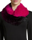 Rabbit Fur Degrade Scarf