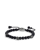 Spiritual Beads Skull Bracelet with Black Onyx