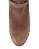 taley slouchy suede bootie, Mouse