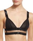 Audacieuse Band-Embellished Bralette