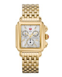 18mm Deco Diamond Dial Watch Head, Gold