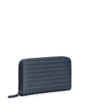Continental Zip-Around Wallet, Navy